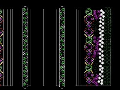 城市次干道景观 道路景观 施工图