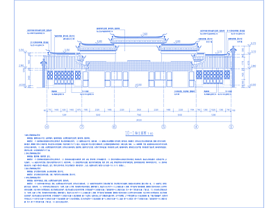 其他古建筑 知名园林建筑修缮 局部提升改造 施工图