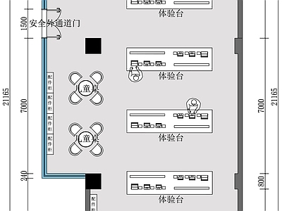 现代其他商业空间 手机专卖店 施工图