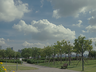 现代其它外景 公园外景