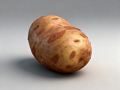 水果蔬菜 土豆 马铃薯 蔬菜 水果 AIGC