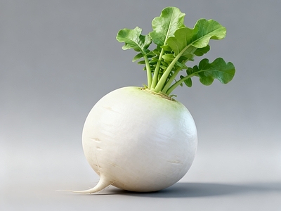 水果蔬菜 白萝卜 绿萝卜 大萝卜 蔬菜 AIGC