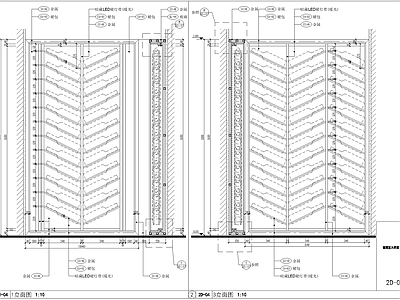 现代柜子 酒柜节点图 储酒室大样图 酒柜大样图 施工图