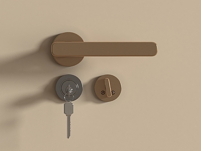 锁 钥匙 门锁 五金把手 五金拉手 门把手