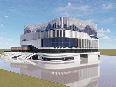 现代文化馆 文化馆 办公建筑