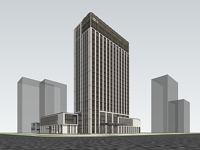 现代新中式其他公共建筑 酒店 高层酒店 现代