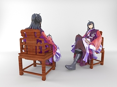 虚拟人物 人物 古代人物 游戏人物