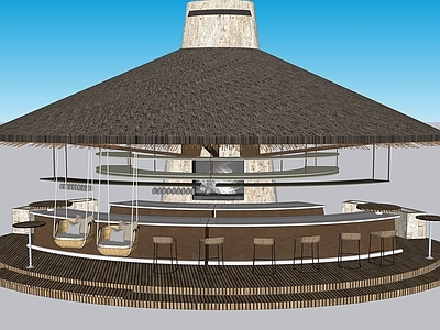 现代餐饮建筑 室外酒吧