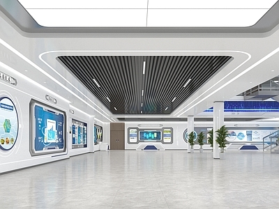 现代其他通用空间 现代展厅