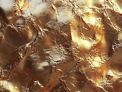 现代金箔银箔 金色箔质纹理