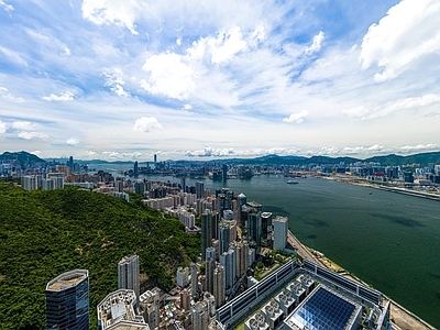 现代街道外景 商业街外景