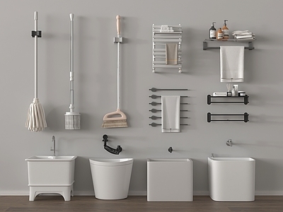 拖把池 拖把 卫浴小件 拖布池 墩布池 现代拖把池