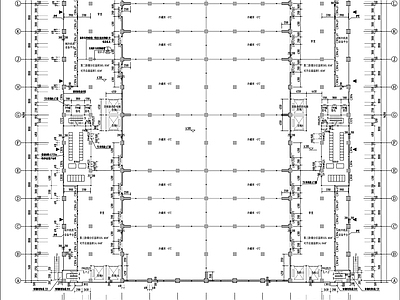 现代其他公共建筑 高层冷库 批发市场 冷库 施工图