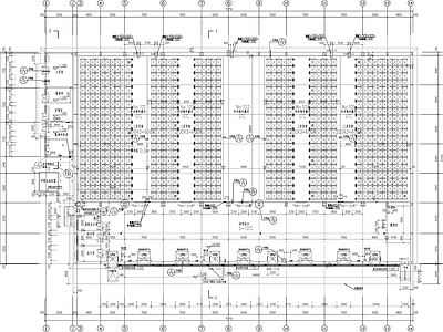 现代其他建筑 单层钢结构 冷库 一层冷库 钢结构冷库 施工图