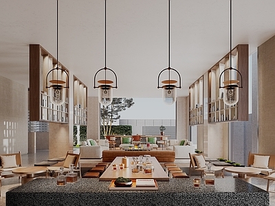 现代售楼处 售楼处大堂