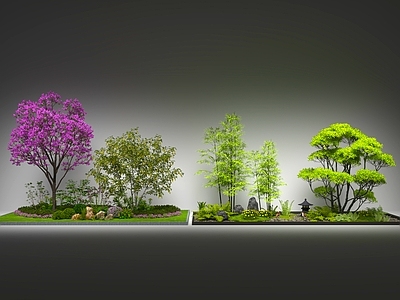 植物堆 植物 绿植 中古风 花盆 盆栽