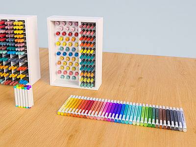 文具 文具 马克笔 马克笔架 彩色笔 水彩笔