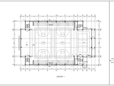 给水系统 中学体艺馆给排水 施工图