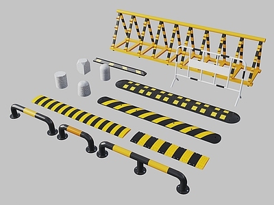 交通配件 减速带 挡车器 现代停车挡 现代路障 防冲撞路障