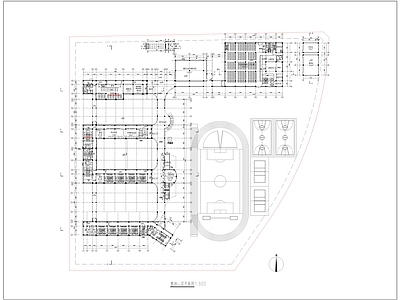 现代学校建筑 30班小 施工图
