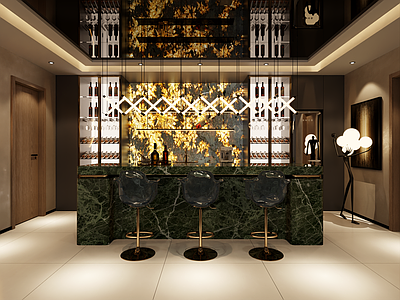 意式轻奢酒窖 酒吧 酒窖