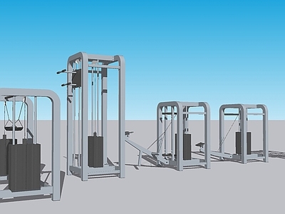 现代健身房 超精细健身器材 健身房 厂家直出
