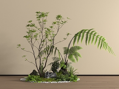 现代室内景观 现代室内景观 庭院景观造景 景观小品 庭院