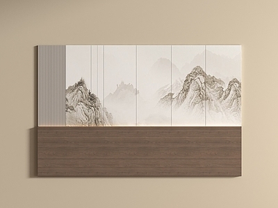 新中式沙发背景墙 新中式背景墙 沙发背景墙