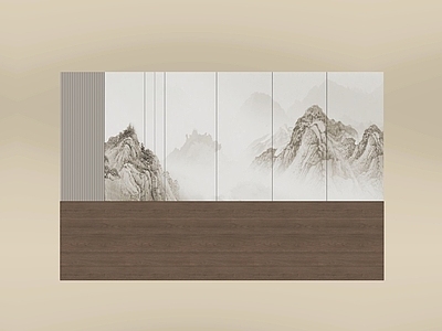 新中式背景墙 新中式背景墙 沙发背景墙