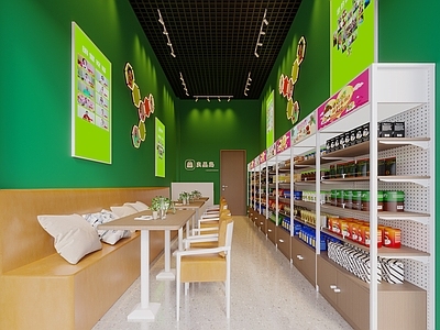 现代其他商业空间 特产店