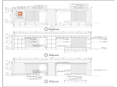 现代廊架 廊架节点 施工图