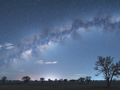 现代其它外景 星空外景