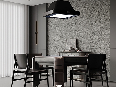 现代棋牌室 现代棋牌室 麻将室 麻将桌