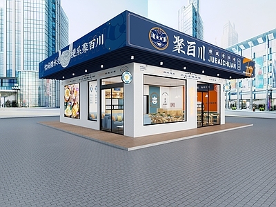 现代其他餐饮空间 糖水铺门头