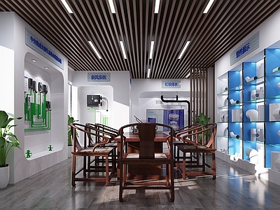 现代科技展厅 管道展厅 静音管道 全屋智能地能管道 安全线管 同层排水系统