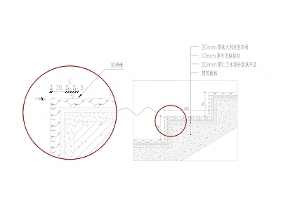现代楼梯节点 楼梯剖面 楼梯立面节点 施工图