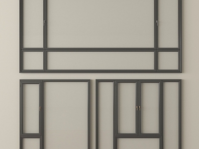 现代平开窗 现代平开窗组合 落地窗 阳台窗