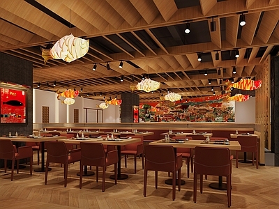 日式复古烧烤店 餐馆 餐厅