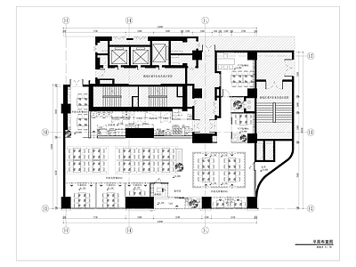 烤肉店 296平烤肉店 包厢烤肉店 施工图