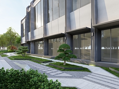 现代简约厂房 厂房改造 办公园区 建筑 办公建筑