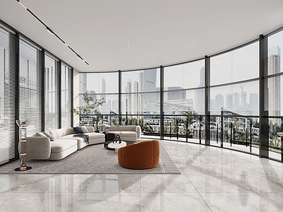 现代接待室 接待室 办公室 喝茶区 洽谈区