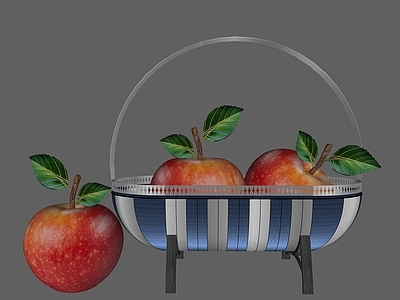 水果蔬菜 苹果 储物篮子
