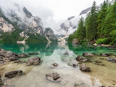 现代简约其它外景 湖面 高山 山水 远山