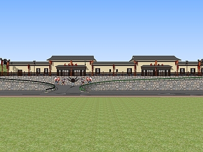 新中式其他公共建筑 瑶族特色餐馆