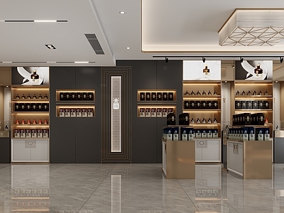 轻奢烟酒店 现代酒展厅