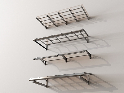 现代遮阳伞 玻璃遮阳棚 现代遮阳棚