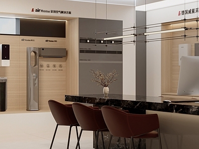 现代家居专卖店 空调展馆