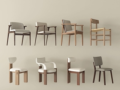 现代餐椅 木椅