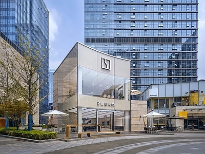 现代其他外立面 商场外立面