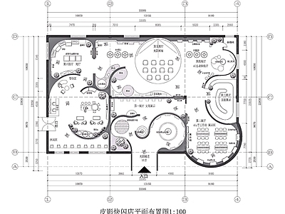 文化展厅 文化展厅 皮影主题展厅 皮影快闪店 平非遗文化 施工图